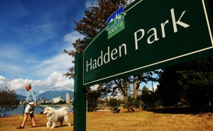 Hadden Park sign