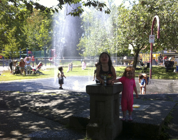The Kitsilano Community Centre Water Park is a superb place to cool down on these hot summer days.