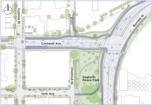 Burrard St/Cornwall Ave Realignment Details
