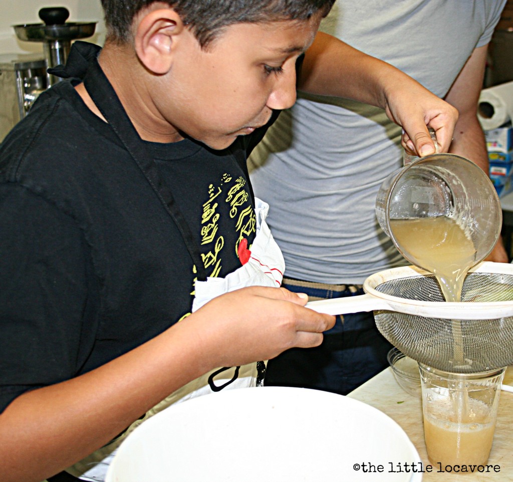 Straining Juice