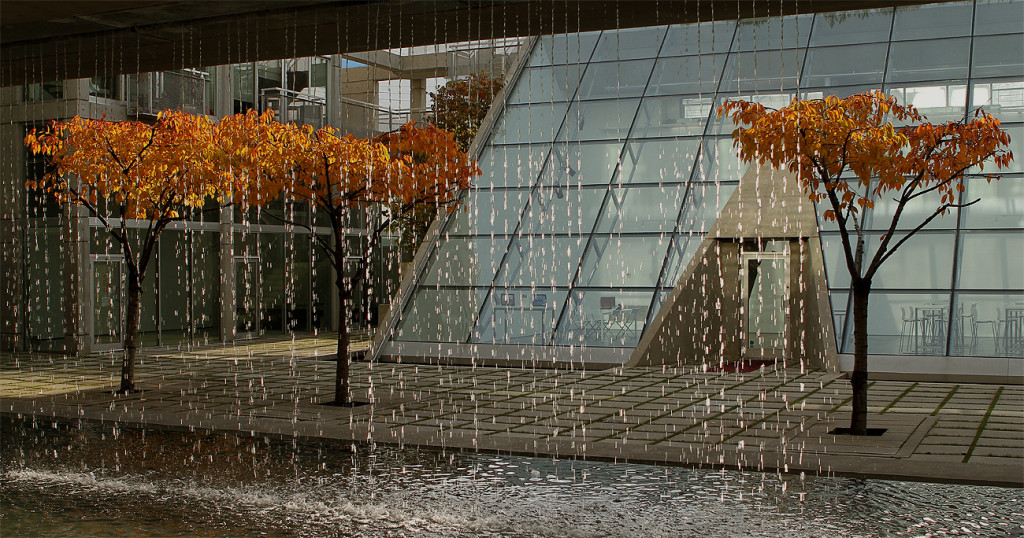 Arthur Erickson's Waterfall Building in The Armoury District