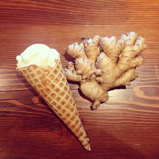 Ginger with caramelized pear. Image: Rain or Shine
