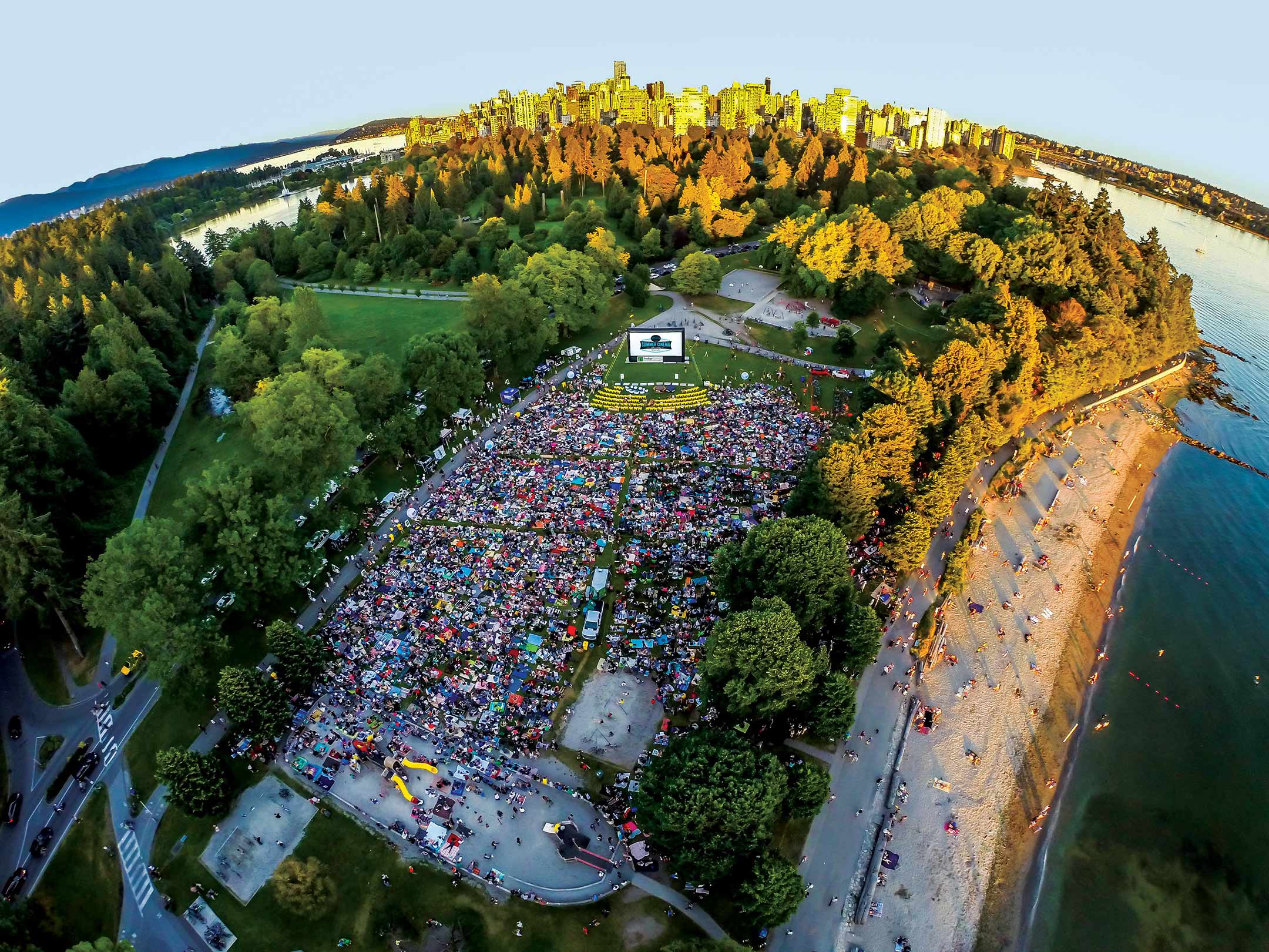 free movies in Stanley Park