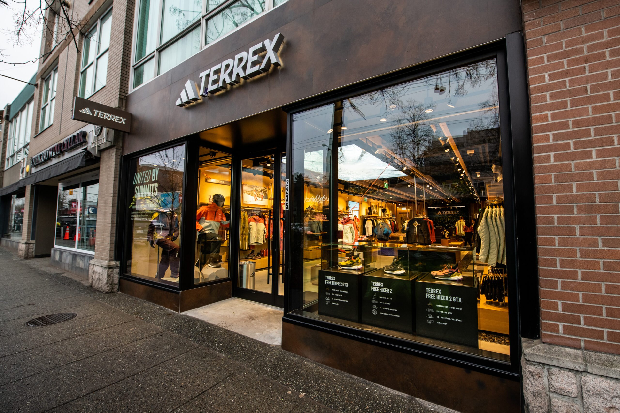 Arc teryx Battles Adidas over Terrex Brand on West 4th Avenue